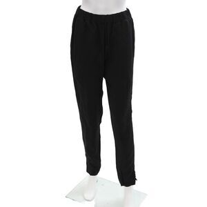 Colville Womens Elastic Waist Zippered Ankle Detail Pants Black Size 38